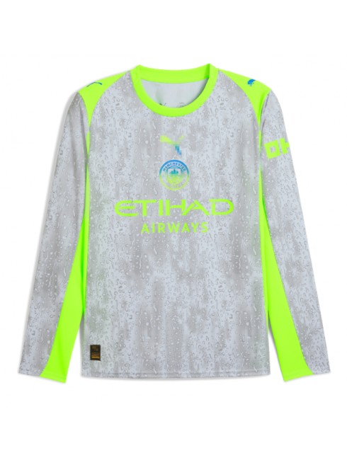 Manchester City Ausweichtrikot 2025-26 Langarm Manchester City Ausweichtrikot 2025-26 Langarm